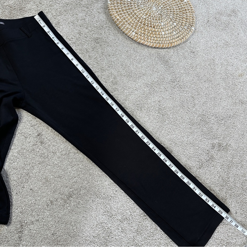Betabrand Women’s Classic Dress Pant Yoga Pants Straight Leg Stretch in Black MP - Picture 13 of 14